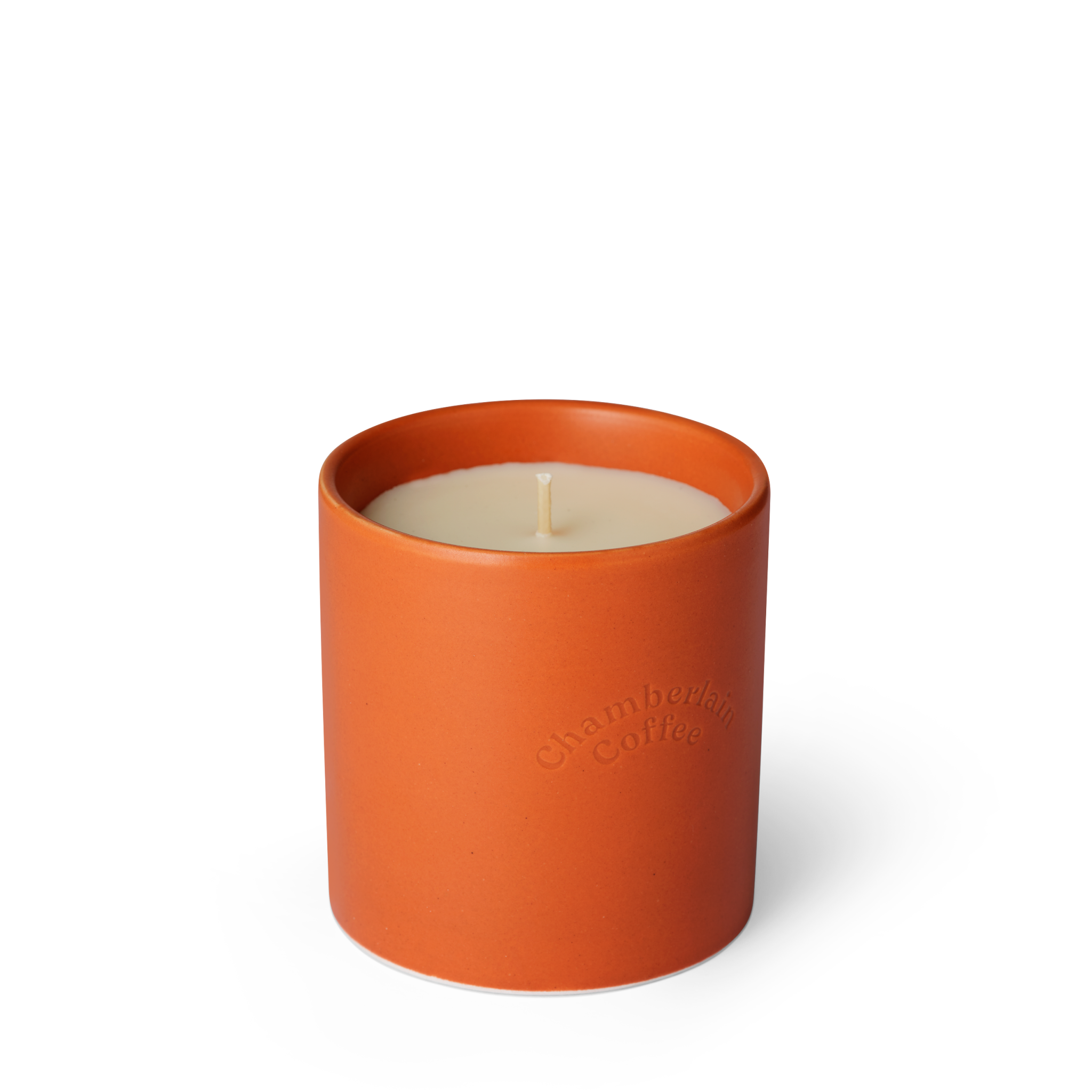 Pumpkin Ceramic Candle