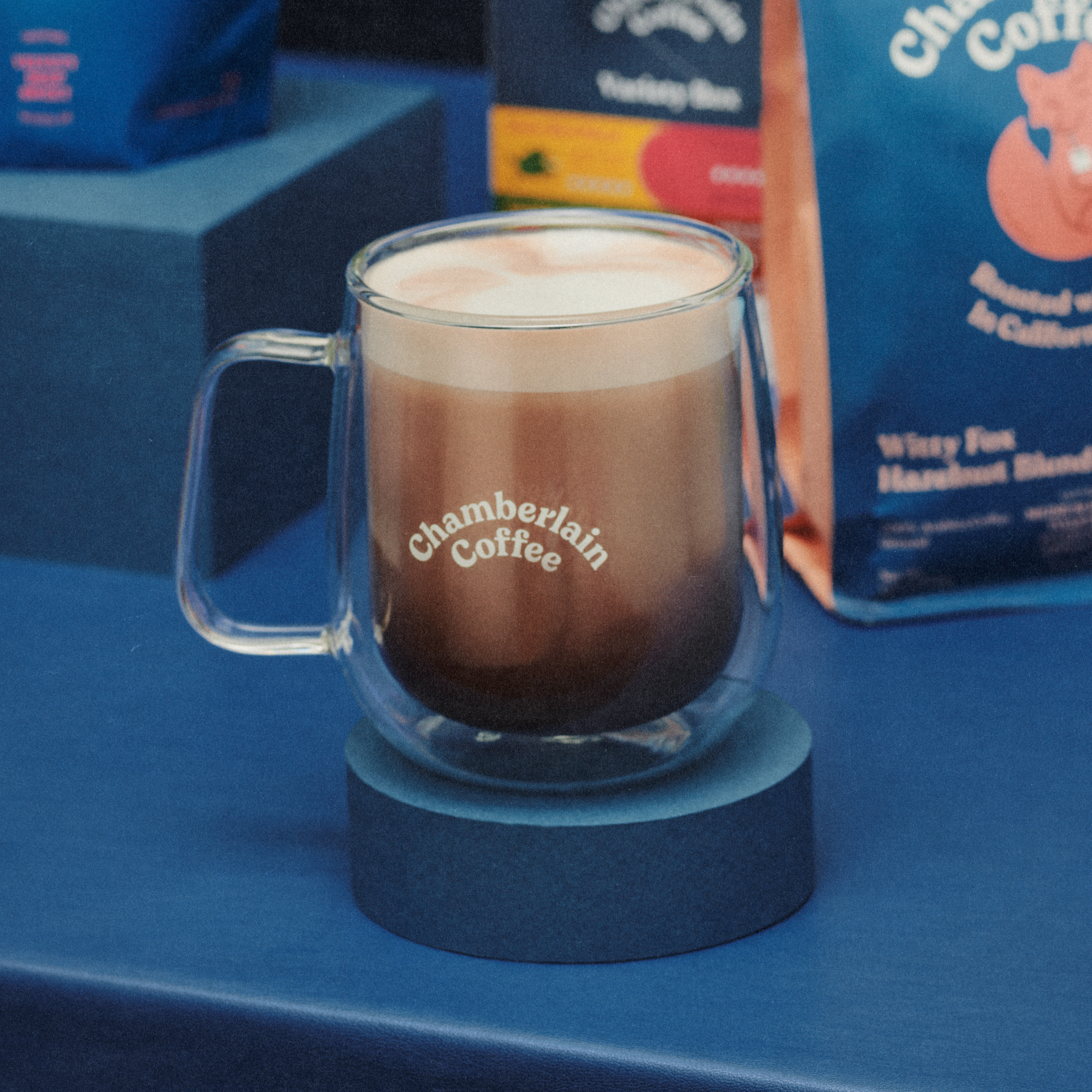 Double Wall Mug  Lifestyle Shot Diagonal