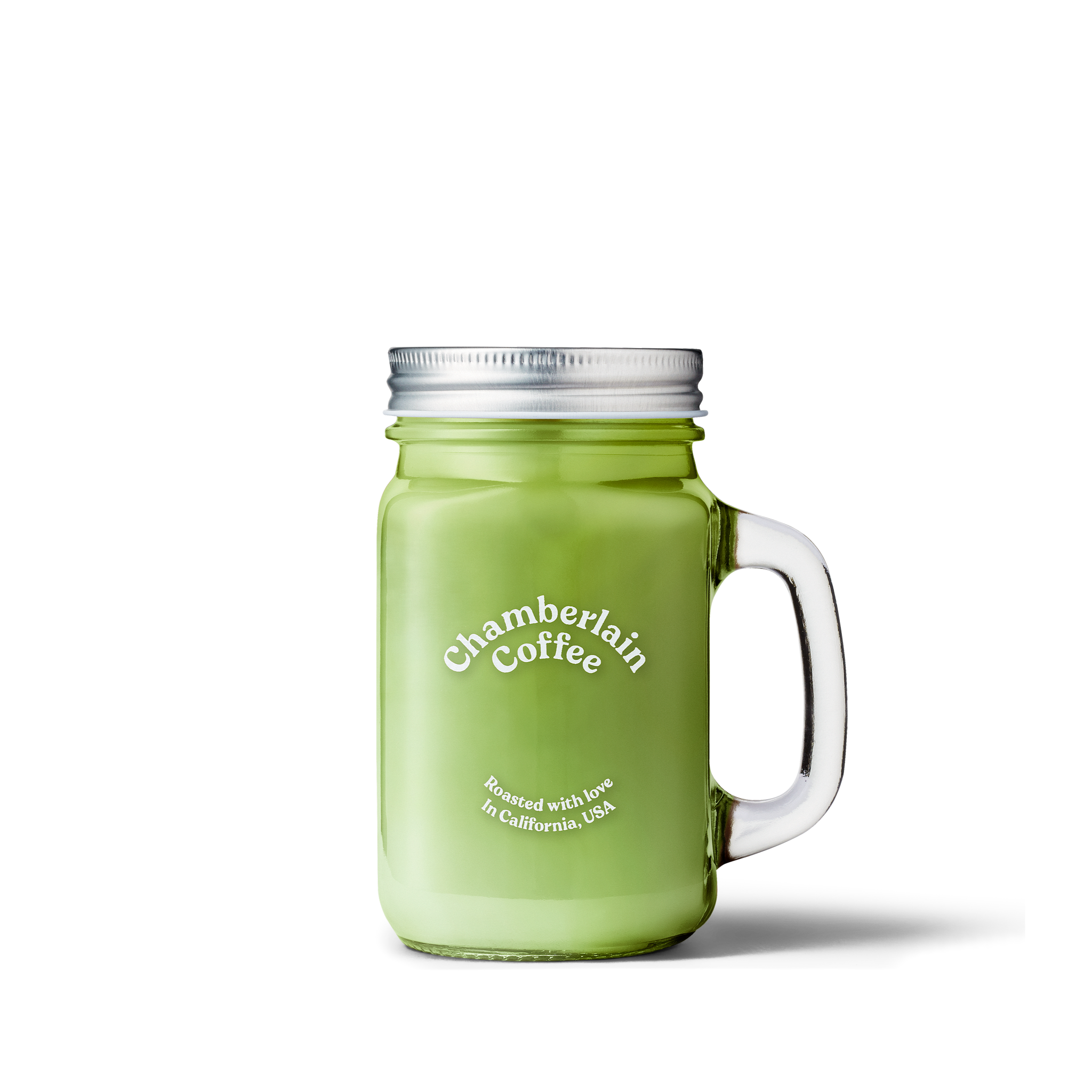 Square Cold Brew Mason Jar  Product Shot Front