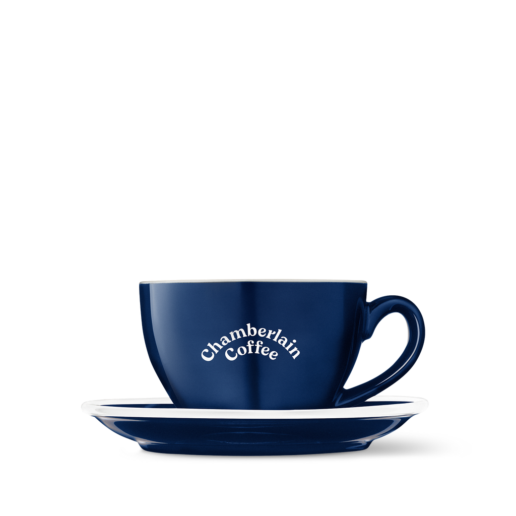 Navy Cup & Saucer Default Title Product Shot Front
