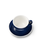 Navy Cup & Saucer  Product Shot Above