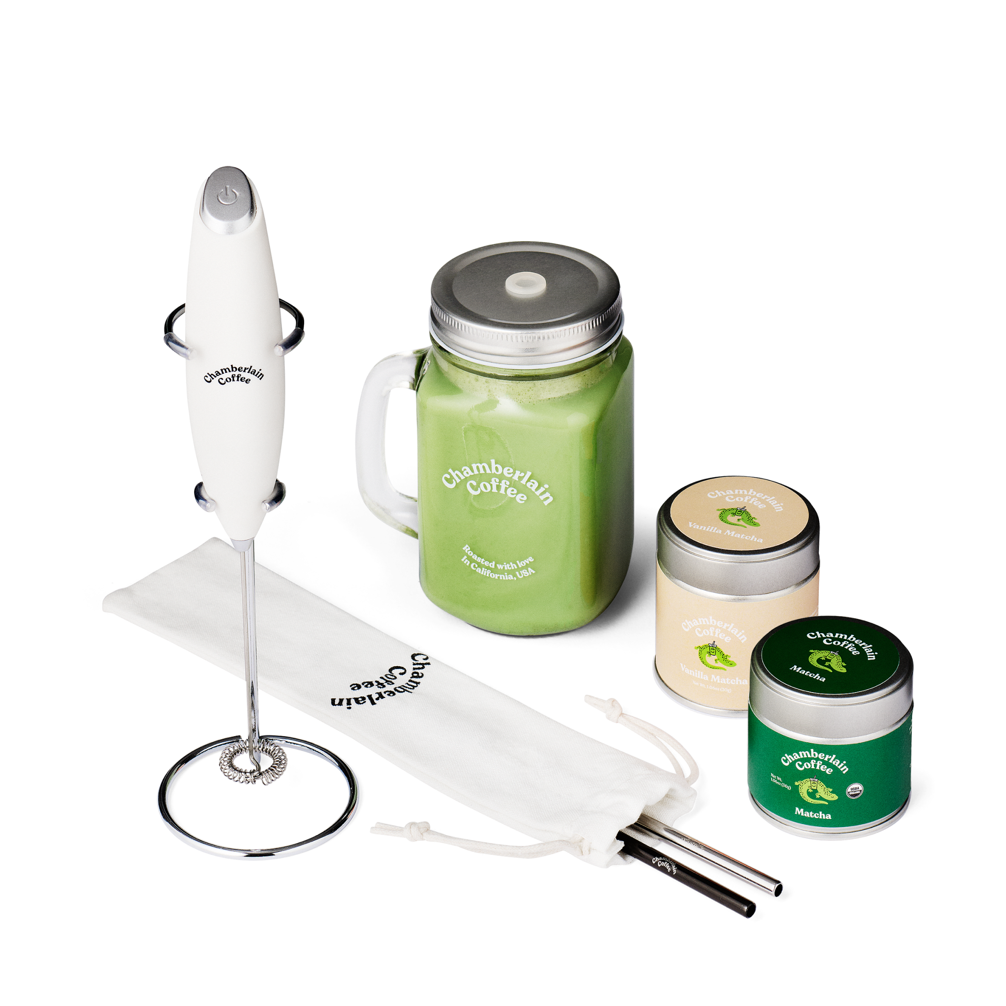 XL Matcha Starter Pack  Product Shot Above