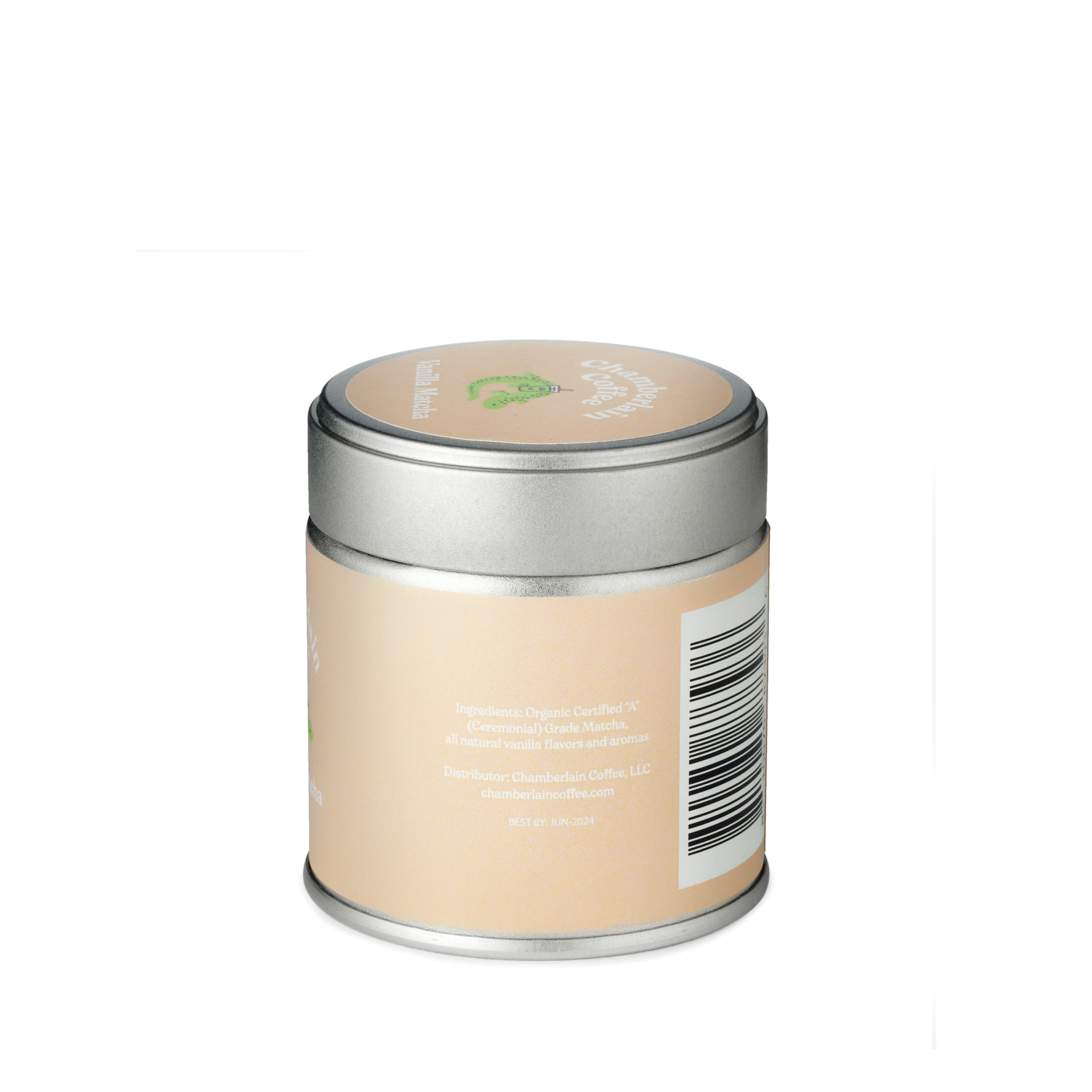 Vanilla Matcha Green Tea Powder  Product Shot Back