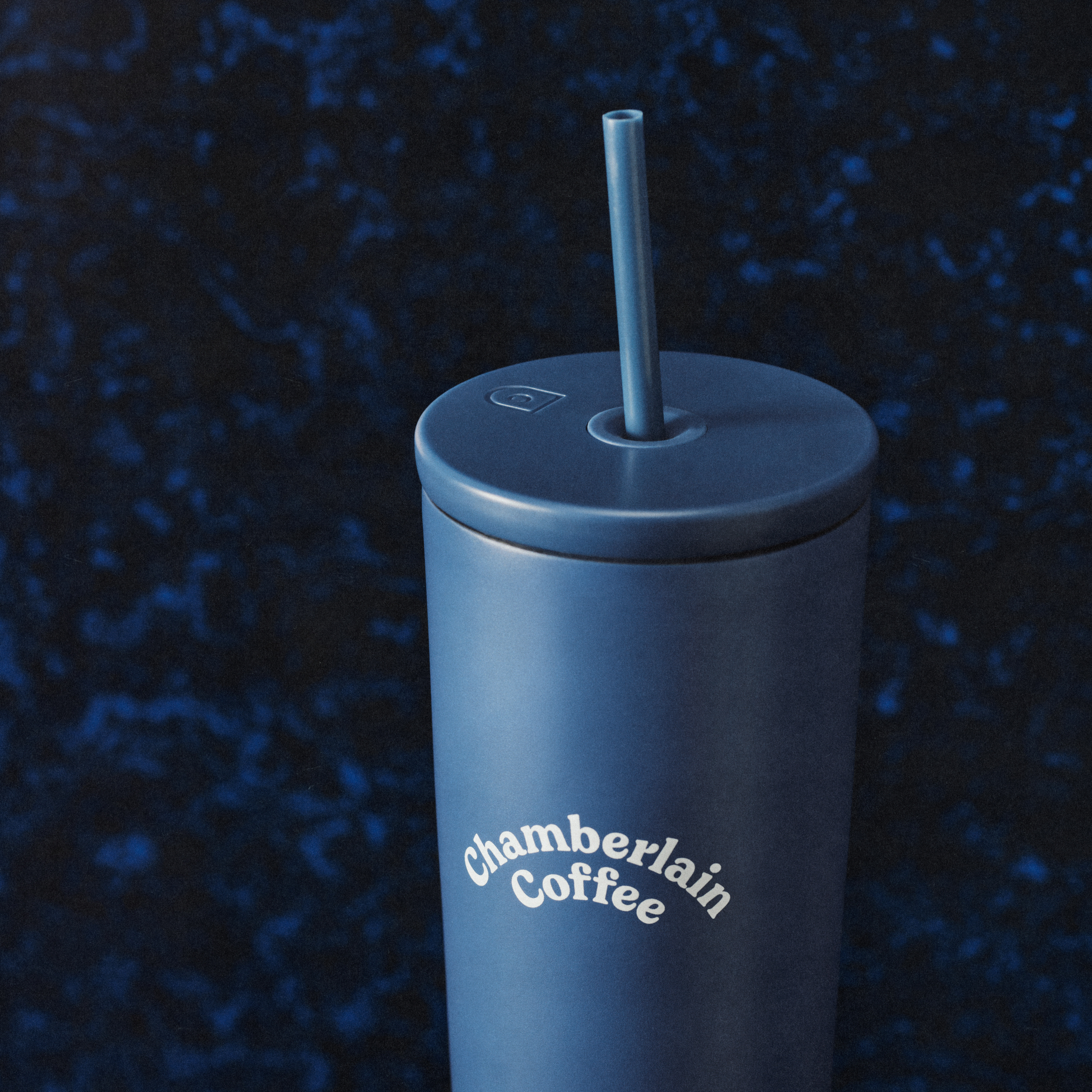 Ocean Blue Travel Cold Cup  Product Shot Above