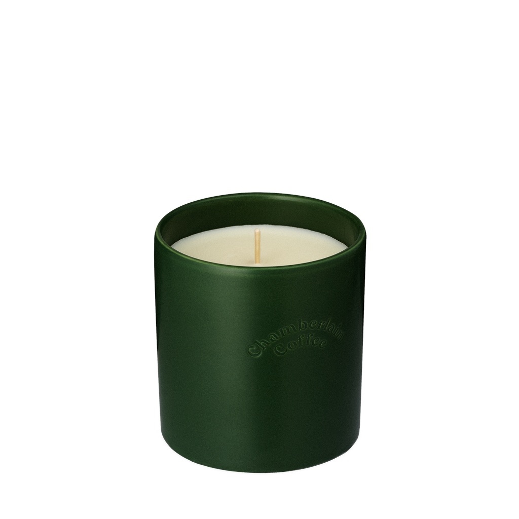Matcha Ceramic Candle  Product Shot Diagonal
